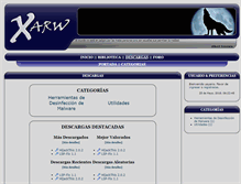 Tablet Screenshot of descargas.xarw.net